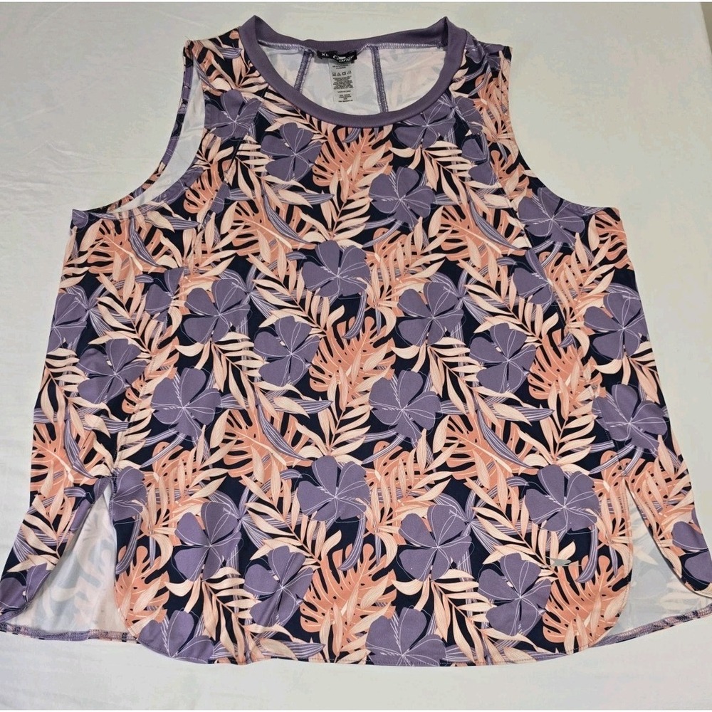 Crane Women's XL Tank Tropical Print